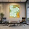 Large Framed Corporate Office Decor Wall Art Canvas 40x60 Inch - William Morris